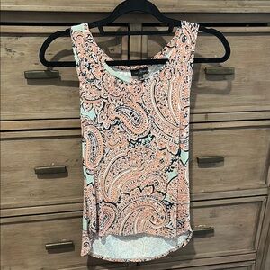 Paisley Print Tank Top